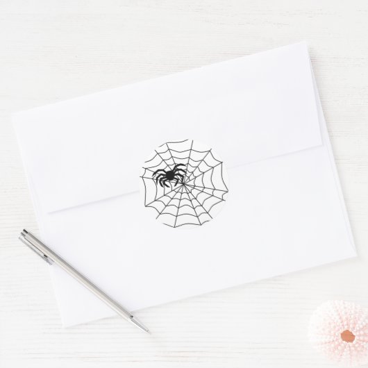 araignée dans les autocollants web (Enveloppe)