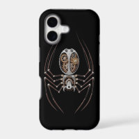 Araignée de Steampunk sur le noir