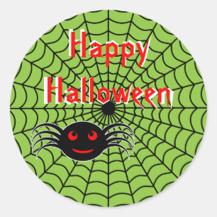 Araignée d'Halloween et Stickers Web