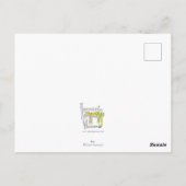 Araignée éffrayante "Boo !" Carte postale Hallowee (Dos)