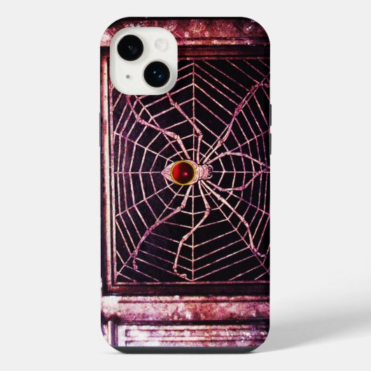 ARAIGNÉE ET TOILE Rouge Rubis Noir (Verso)