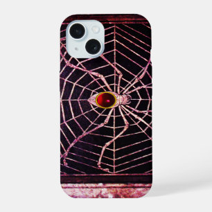ARAIGNÉE ET TOILE Rouge Rubis Noir