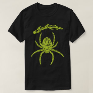 Araignée Verte Suspendue De La Branche T-Shirt