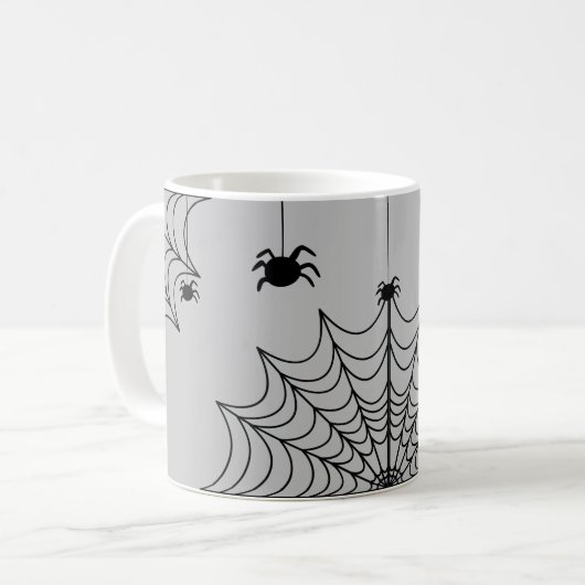 Araignée Web Halloween Mug (Devant gauche)