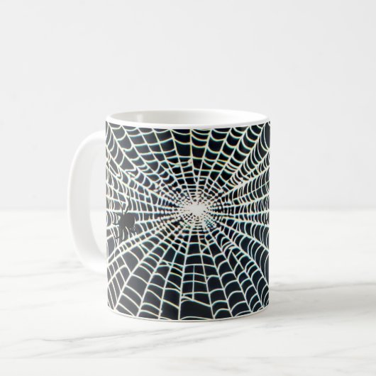 Araignée Web Halloween Mug (Devant gauche)