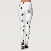 Araignées déplaisantes Halloween Leggings (Dos)