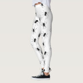 Araignées déplaisantes Halloween Leggings (Gauche)