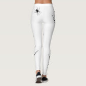 Araignées déplaisantes Halloween Leggings (Dos)