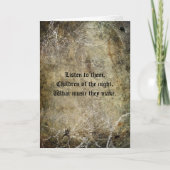 Araignées et carte de Halloween de Webs (Devant)