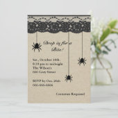 Araignées et dentelle Invitation de la fête du cos (Debout devant)