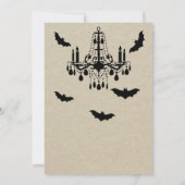 Araignées et dentelle Invitation de la fête du cos (Dos)