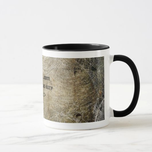 Araignées et mauvaises herbes Halloween mug (Droite)