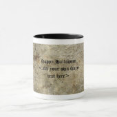 Araignées et mauvaises herbes Halloween mug (Centre)