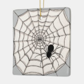 Araignées et ornement en céramique Halloween Web (Gauche)