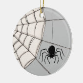 Araignées et ornement en céramique Halloween Web (Gauche)