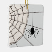Araignées et ornement en céramique Halloween Web (Droite)