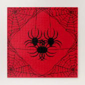 Araignées et puzzle Web, 676 pcs, Rouge (Horizontal)