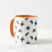 Araignées mignonnes Halloween Café Mug (Devant gauche)