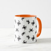 Araignées mignonnes Halloween Café Mug (Devant droit)