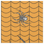 Araignées sur le tissu de défilé (Fermer)