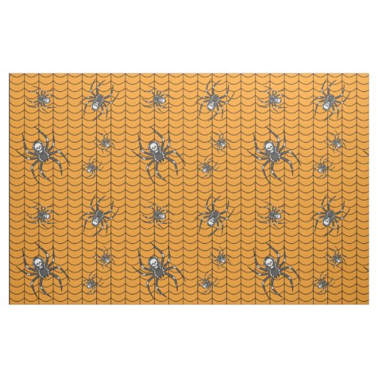 Araignées sur le tissu de défilé (Fat Quarter)