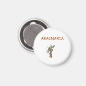 Arainaria magneet (Voorkant / Achterkant)