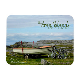 Aran Islands Boat & Bike Magneet