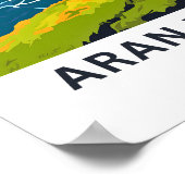 Aran Islands Ireland Reisprint Poster (Hoek)