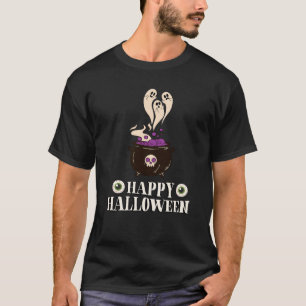 Araña de cráneo gótica de Halloween cita a la flor T-shirt