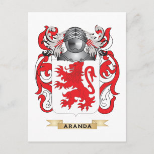 Aranda wapenschild (familiewapen) briefkaart