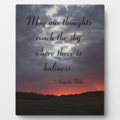 Arapaho Indian Quote Photo Plaque Fotoplaat (Voorkant)