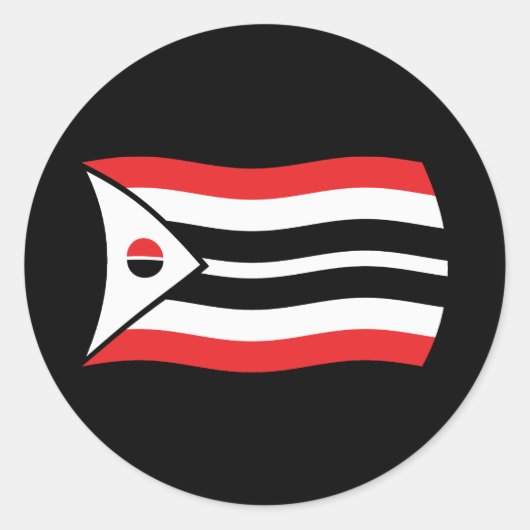Arapaho Tribe Flag Sticker (Voorkant)