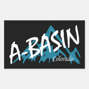 Arapahoe Basin Colorado Mountains Rechthoekige Sticker
