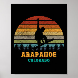 Arapahoe Basin Colorado Sun Snowboarding S Poster