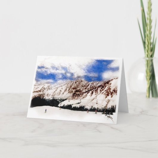 Arapahoe Basin Ski Day Kaart (Voorkant)