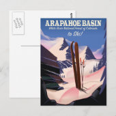 Arapahoe Basin, White River National Forest Ski Briefkaart (Voorkant / Achterkant)