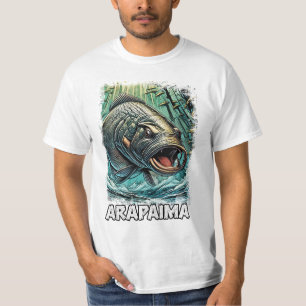 Arapaima Gigas Monster Vis Voor EXTREME Visser T-shirt