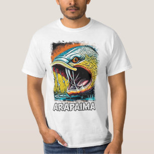 Arapaima Gigas Monster Vis Voor EXTREME Visser T-shirt
