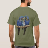 Arara azul t-shirt (Achterkant)