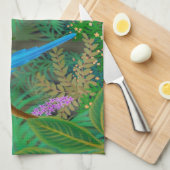 Aras en serviette de cuisine d'Amérique centrale (Quart Plié)