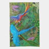 Aras en serviette de cuisine d'Amérique centrale (Vertical)