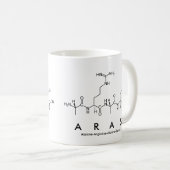 Aras peptide nom mug (Devant droit)