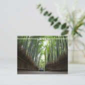 Arashiyama Bamboo Forest, Kyoto Japan Briefkaart (Staand voorkant)