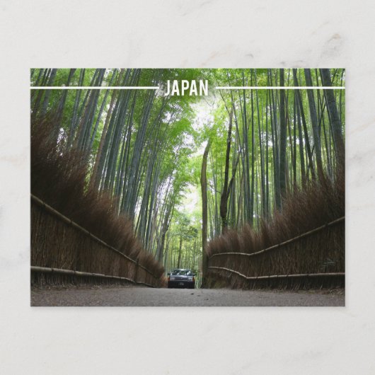 Arashiyama Bamboo Forest, Kyoto Japan Briefkaart (Voorkant)