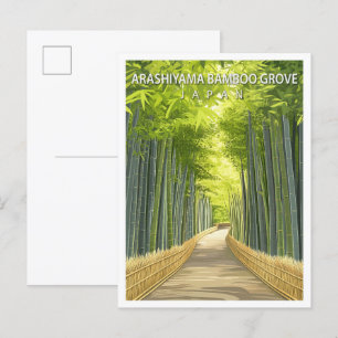 Arashiyama Bamboo Grove Japan Reizen Briefkaart