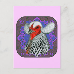 Araucana Head Framed Briefkaart