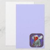 Araucana Head Framed Briefpapier (Voorkant / Achterkant)