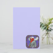 Araucana Head Framed Briefpapier (Staand voorkant)