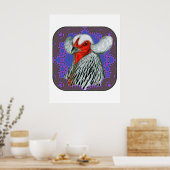 Araucana Head Framed Poster (Keuken)