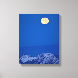 Aravis-gebergte Mont Blanc-gebergte Canvas Afdruk